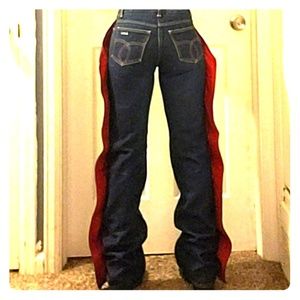 *NEW*VINTAGE*👖1-piece Blue Jean Chaps👖